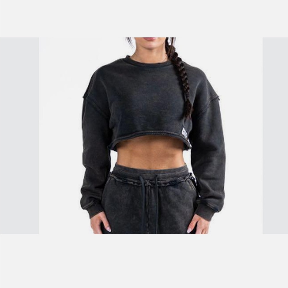 Alphalete very terry crop sweater